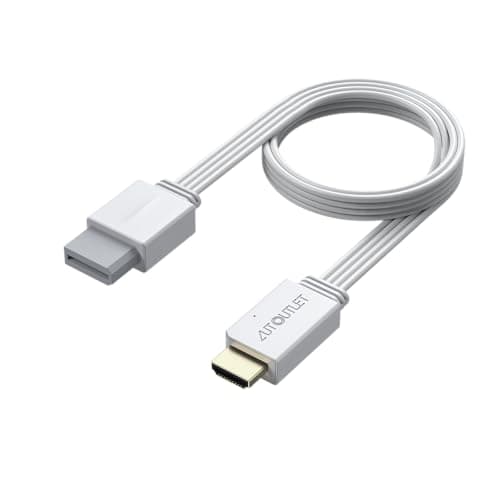 AUTOUTLET Wii to HDMI Adapter, 1080P Wii Converter Built-in 4ft HDMI Cable