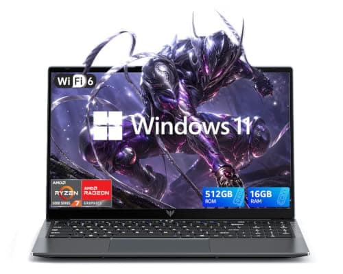 Light Gaming Laptop, ΑΜD Ryzen 7 5700U(Up to 4.3GHz), 16GB RAM 512GB SSD