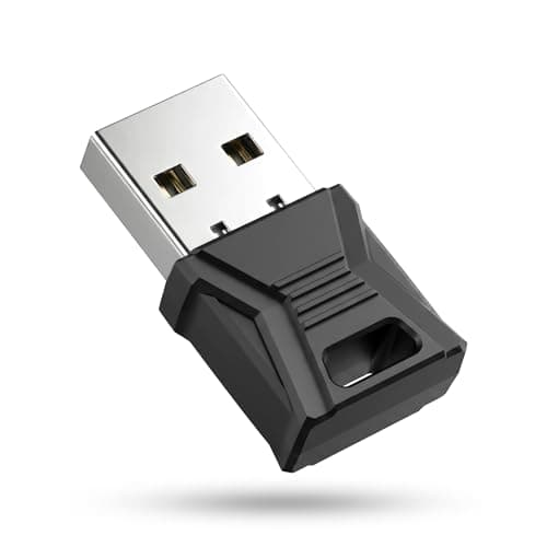 Molltto Black USB Bluetooth Adapter for PC, Bluetooth 5.3 USB Dongle