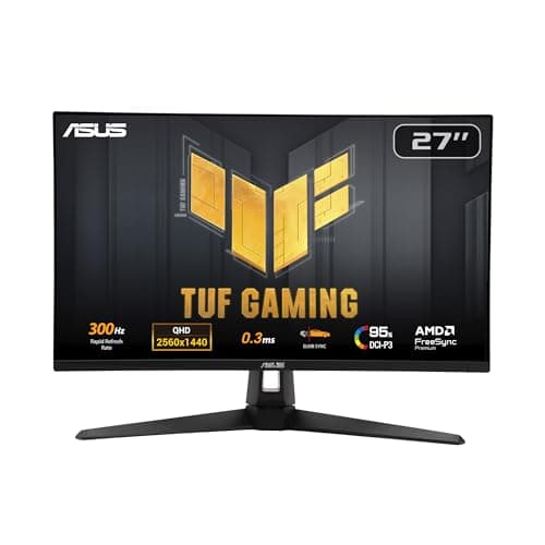 ASUS TUF Gaming VG27AQM5A 27 Inch 1440p 300Hz G-SYNC Gaming Monitor